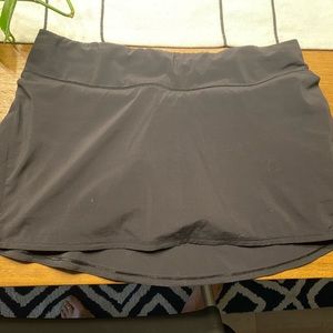 Black Lululemon Tennis Skort